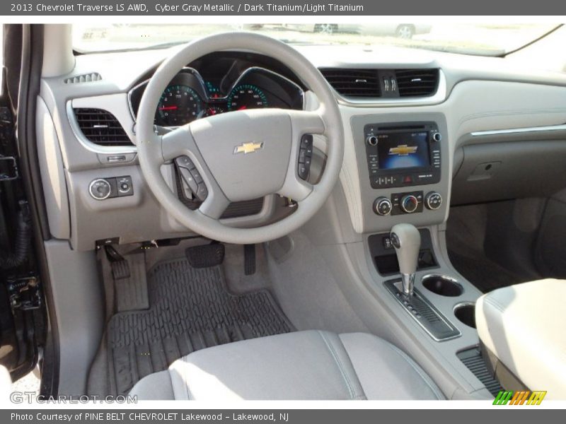 Cyber Gray Metallic / Dark Titanium/Light Titanium 2013 Chevrolet Traverse LS AWD
