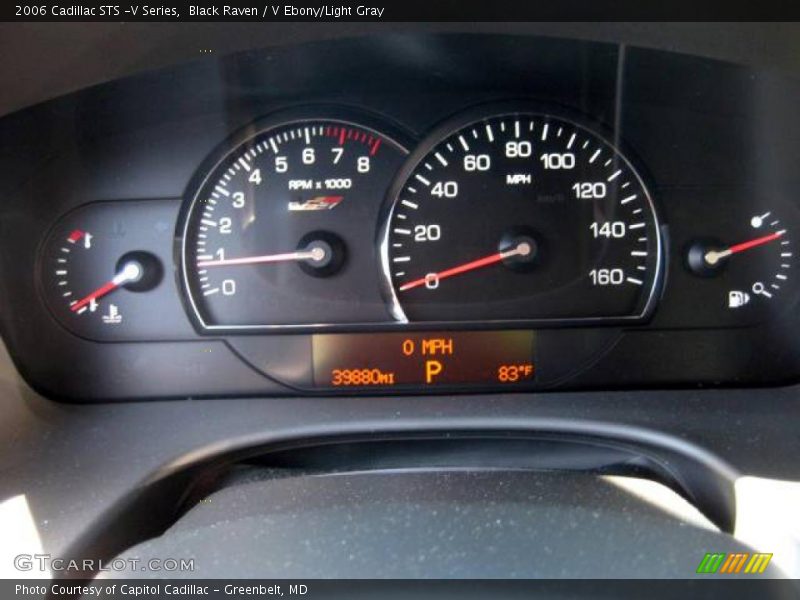 Black Raven / V Ebony/Light Gray 2006 Cadillac STS -V Series