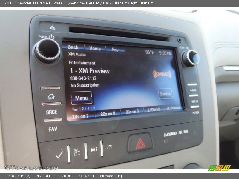 Cyber Gray Metallic / Dark Titanium/Light Titanium 2013 Chevrolet Traverse LS AWD
