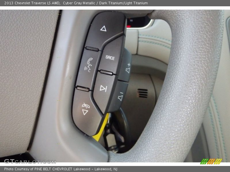 Cyber Gray Metallic / Dark Titanium/Light Titanium 2013 Chevrolet Traverse LS AWD