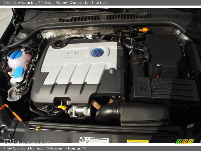 Platinum Gray Metallic / Titan Black 2014 Volkswagen Jetta TDI Sedan