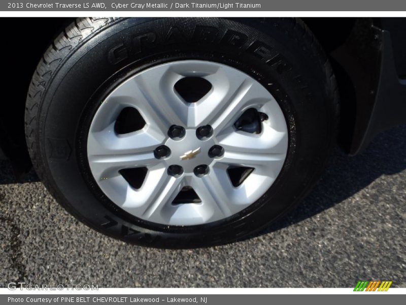 Cyber Gray Metallic / Dark Titanium/Light Titanium 2013 Chevrolet Traverse LS AWD
