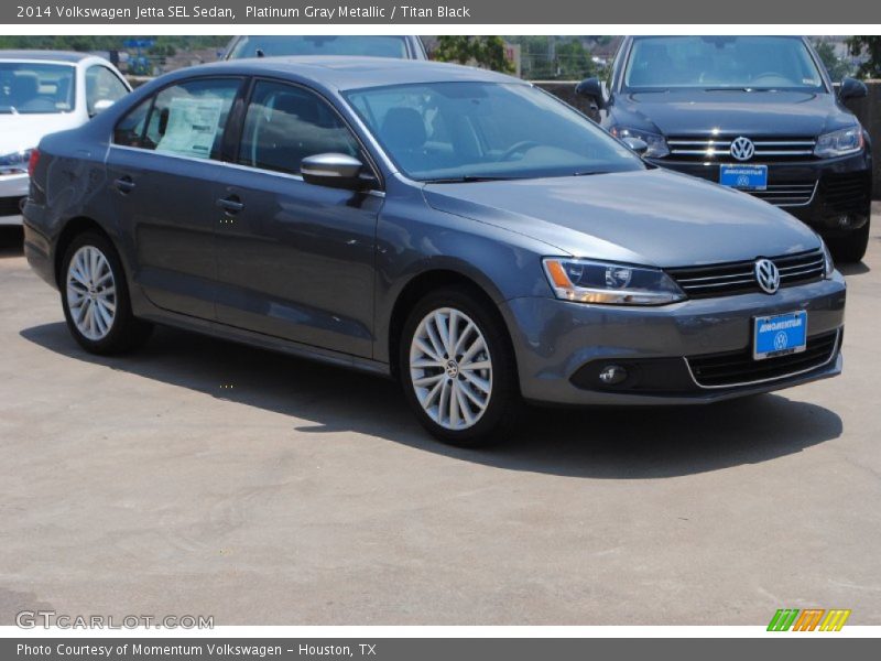 Platinum Gray Metallic / Titan Black 2014 Volkswagen Jetta SEL Sedan