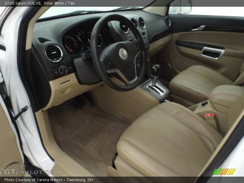 Polar White / Tan 2008 Saturn VUE XE