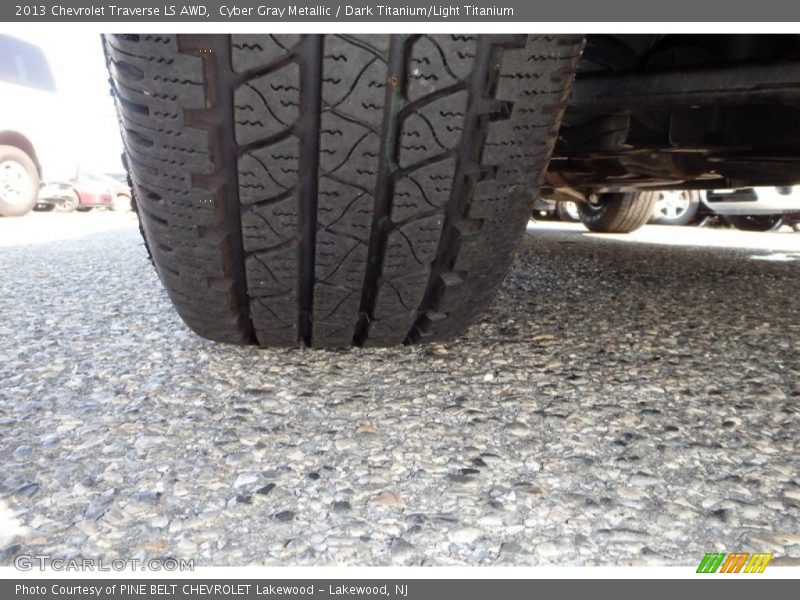 Cyber Gray Metallic / Dark Titanium/Light Titanium 2013 Chevrolet Traverse LS AWD