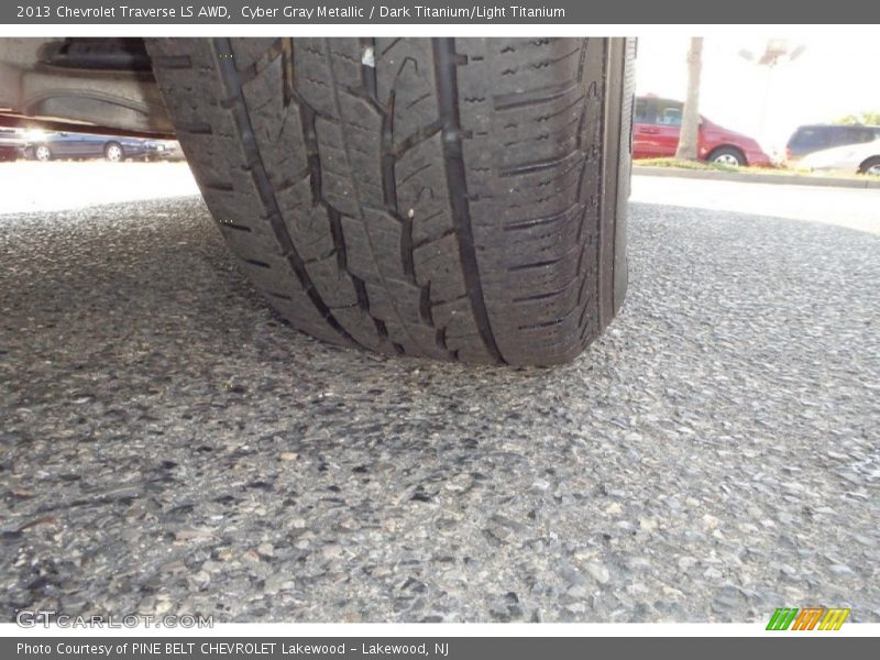Cyber Gray Metallic / Dark Titanium/Light Titanium 2013 Chevrolet Traverse LS AWD