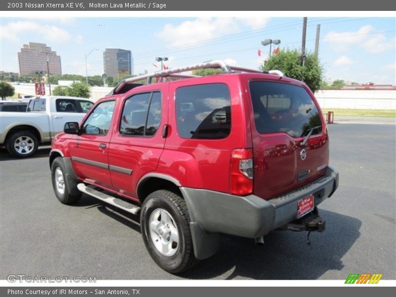 Molten Lava Metallic / Sage 2003 Nissan Xterra XE V6