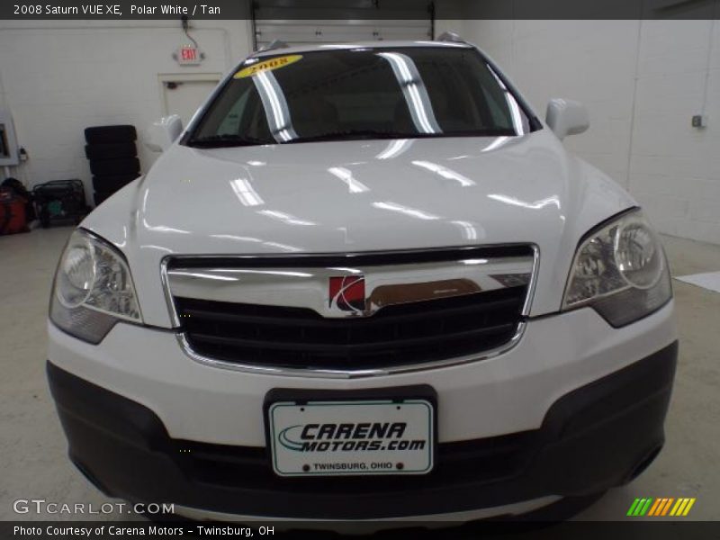 Polar White / Tan 2008 Saturn VUE XE