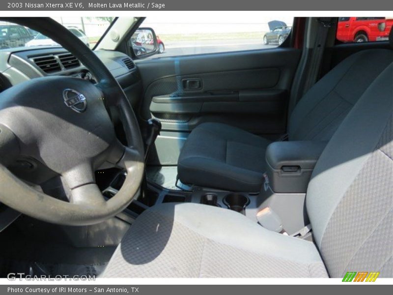 Molten Lava Metallic / Sage 2003 Nissan Xterra XE V6
