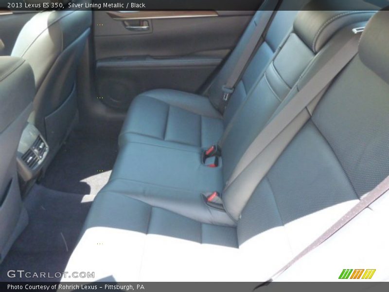 Silver Lining Metallic / Black 2013 Lexus ES 350