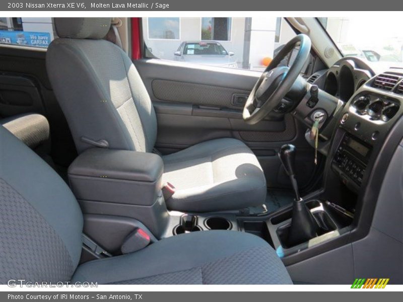 Molten Lava Metallic / Sage 2003 Nissan Xterra XE V6