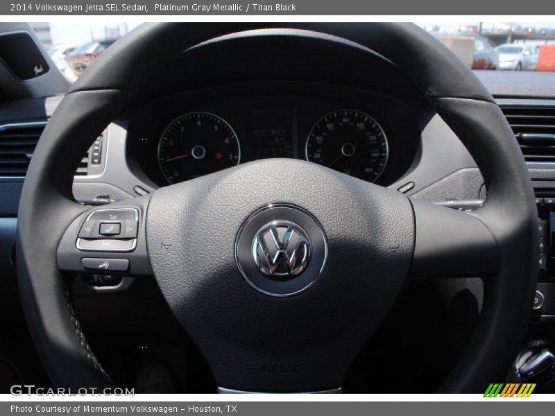 Platinum Gray Metallic / Titan Black 2014 Volkswagen Jetta SEL Sedan