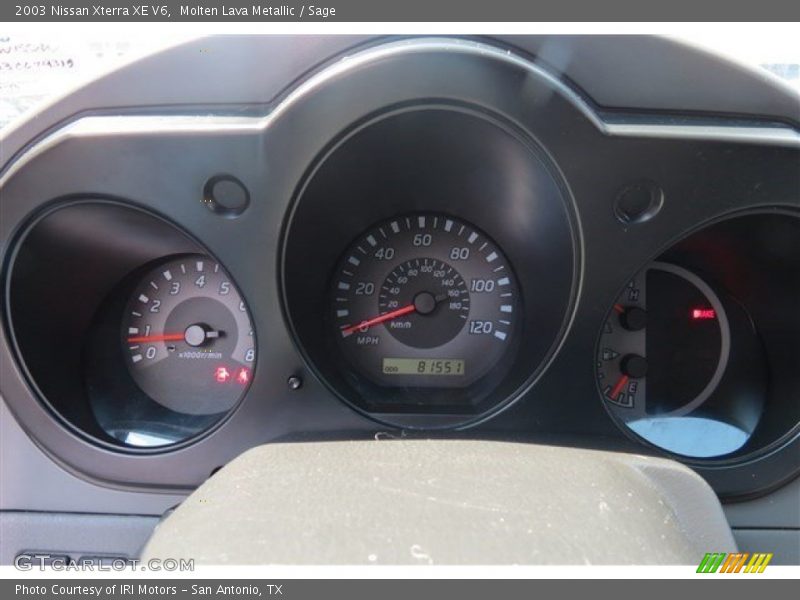 Molten Lava Metallic / Sage 2003 Nissan Xterra XE V6