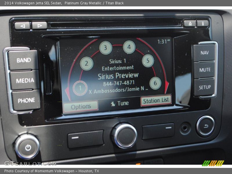 Platinum Gray Metallic / Titan Black 2014 Volkswagen Jetta SEL Sedan