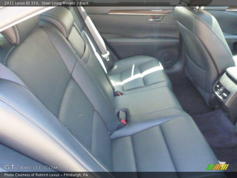 Silver Lining Metallic / Black 2013 Lexus ES 350