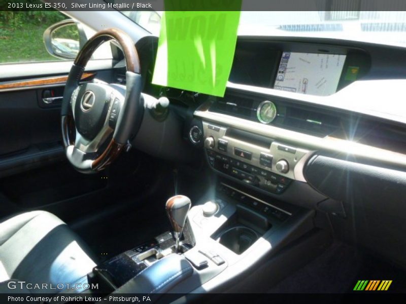 Silver Lining Metallic / Black 2013 Lexus ES 350