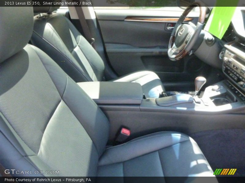 Silver Lining Metallic / Black 2013 Lexus ES 350
