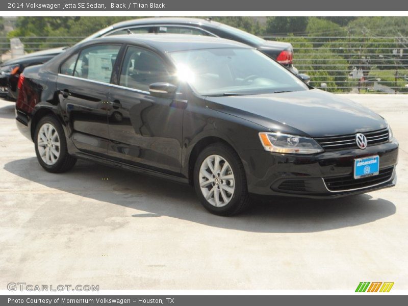 Black / Titan Black 2014 Volkswagen Jetta SE Sedan