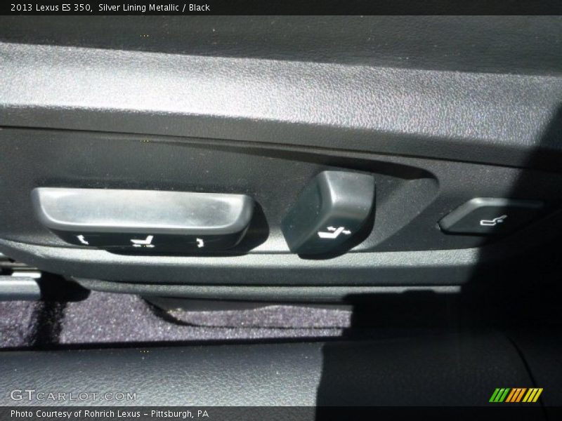Silver Lining Metallic / Black 2013 Lexus ES 350