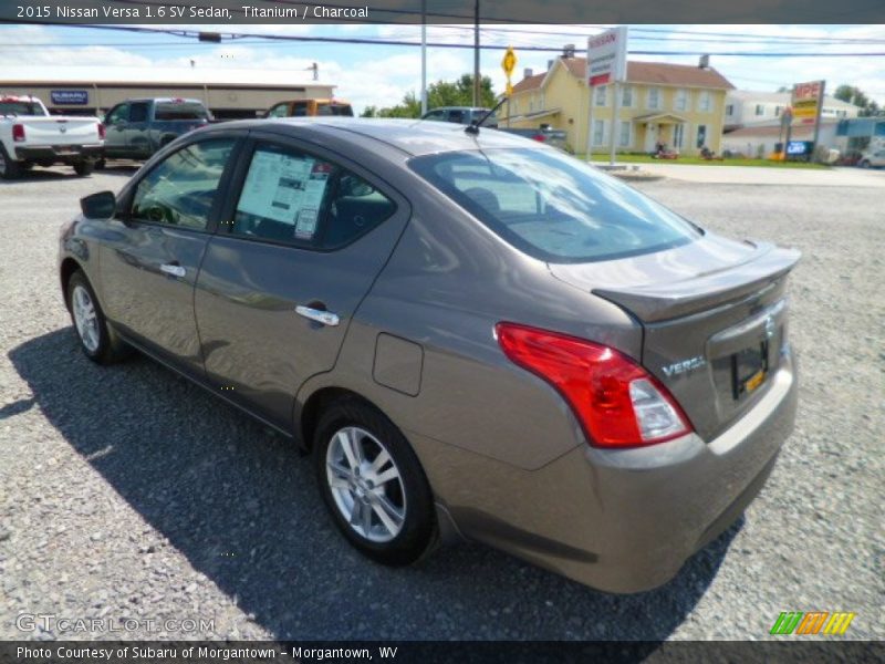 Titanium / Charcoal 2015 Nissan Versa 1.6 SV Sedan
