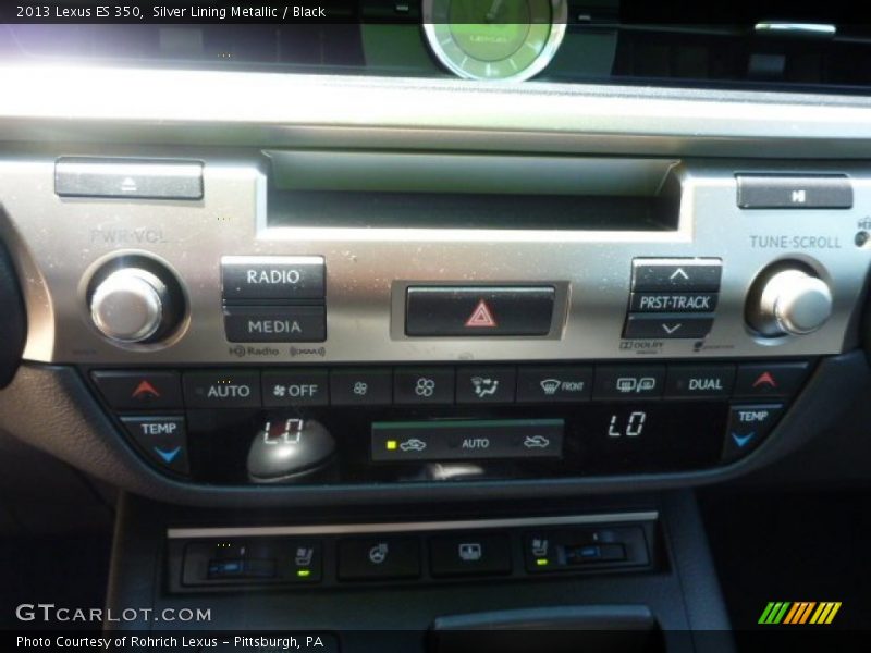Silver Lining Metallic / Black 2013 Lexus ES 350
