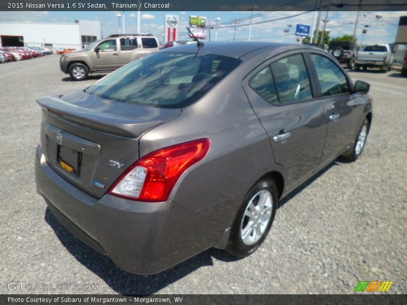 Titanium / Charcoal 2015 Nissan Versa 1.6 SV Sedan