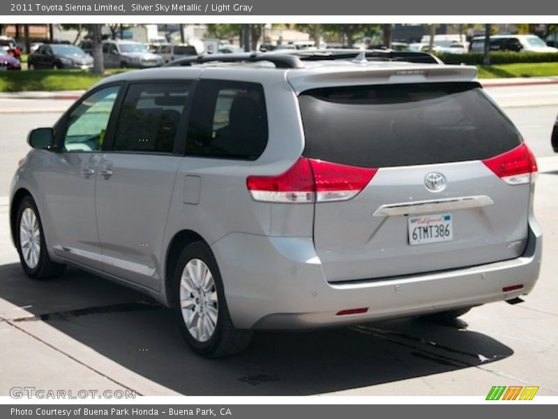Silver Sky Metallic / Light Gray 2011 Toyota Sienna Limited
