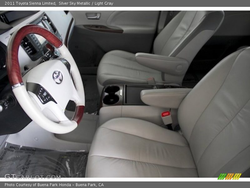 Silver Sky Metallic / Light Gray 2011 Toyota Sienna Limited