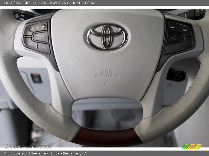 Silver Sky Metallic / Light Gray 2011 Toyota Sienna Limited