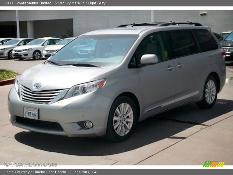 Silver Sky Metallic / Light Gray 2011 Toyota Sienna Limited