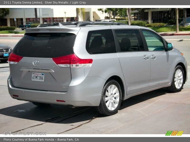 Silver Sky Metallic / Light Gray 2011 Toyota Sienna Limited