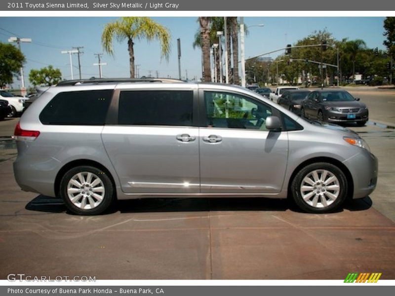 Silver Sky Metallic / Light Gray 2011 Toyota Sienna Limited