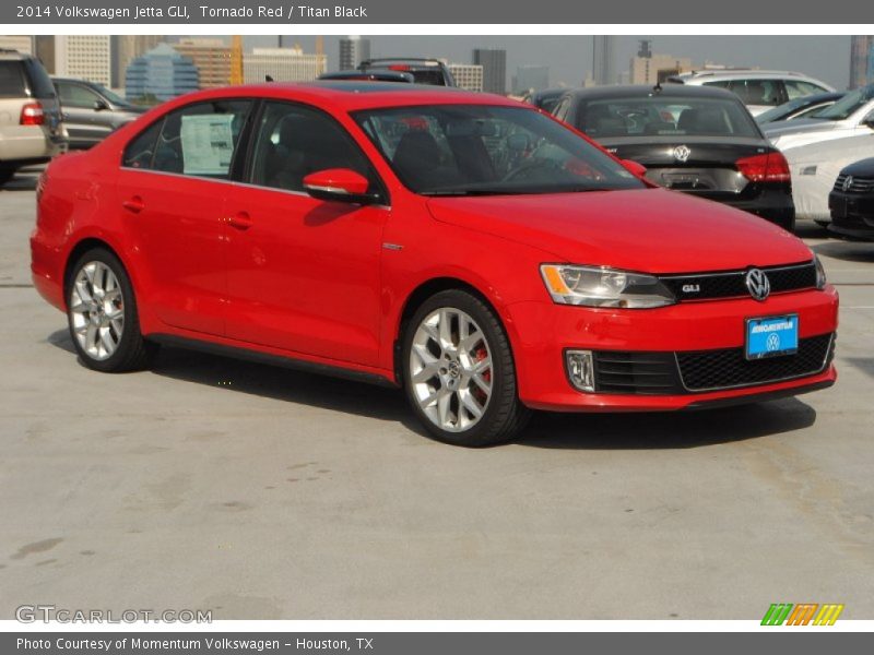 Tornado Red / Titan Black 2014 Volkswagen Jetta GLI
