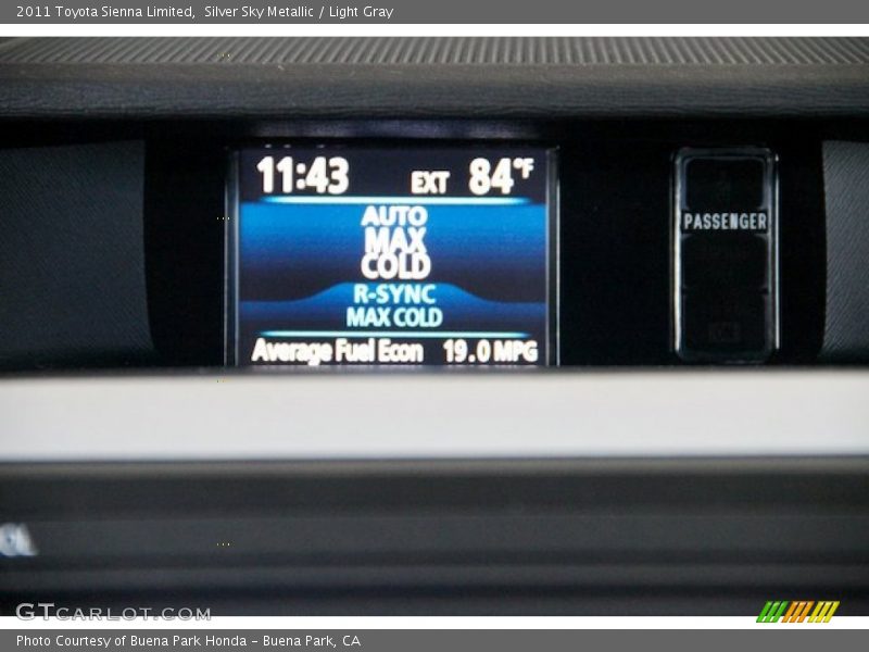Silver Sky Metallic / Light Gray 2011 Toyota Sienna Limited