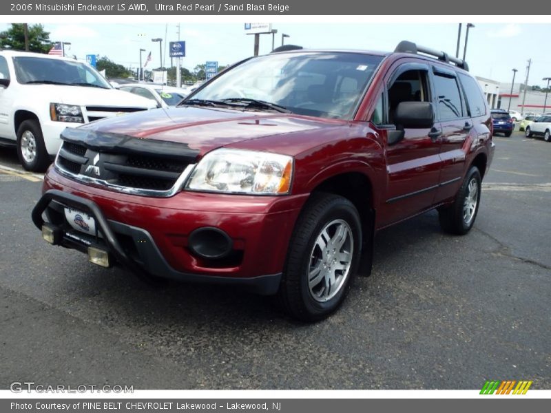Ultra Red Pearl / Sand Blast Beige 2006 Mitsubishi Endeavor LS AWD