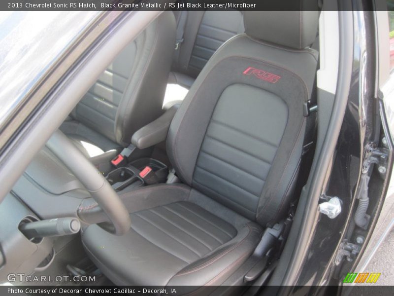 Front Seat of 2013 Sonic RS Hatch