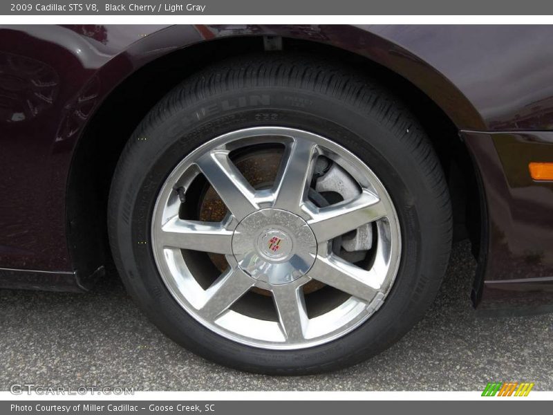Black Cherry / Light Gray 2009 Cadillac STS V8