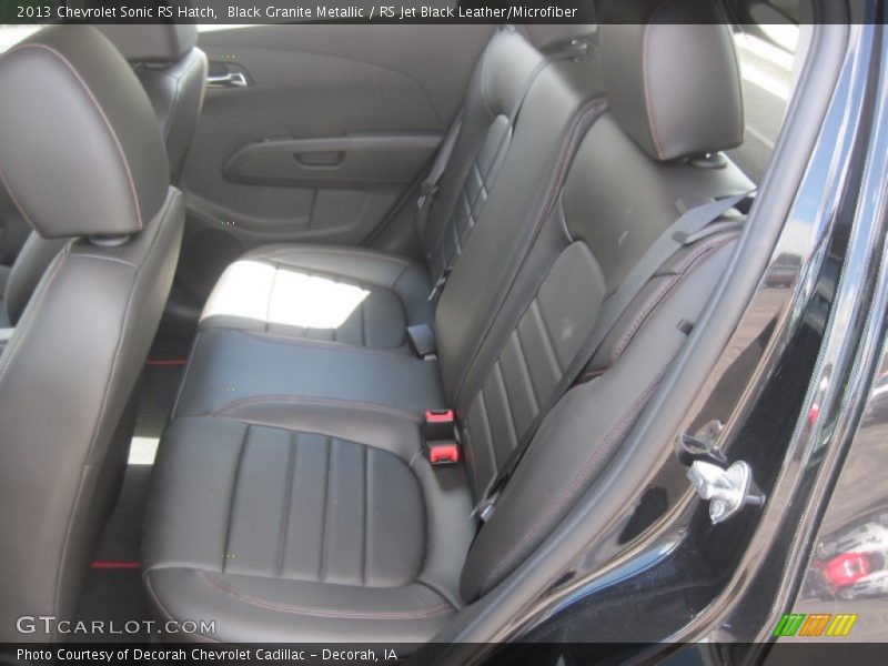 Rear Seat of 2013 Sonic RS Hatch