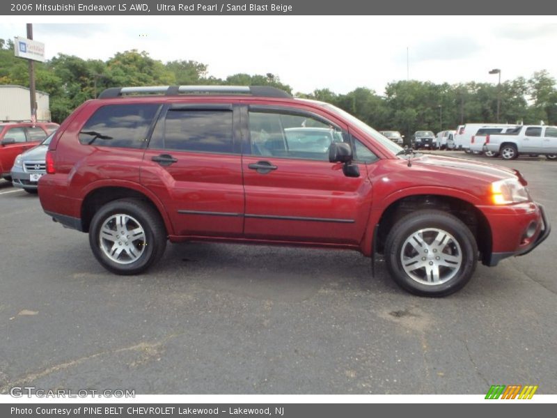 Ultra Red Pearl / Sand Blast Beige 2006 Mitsubishi Endeavor LS AWD