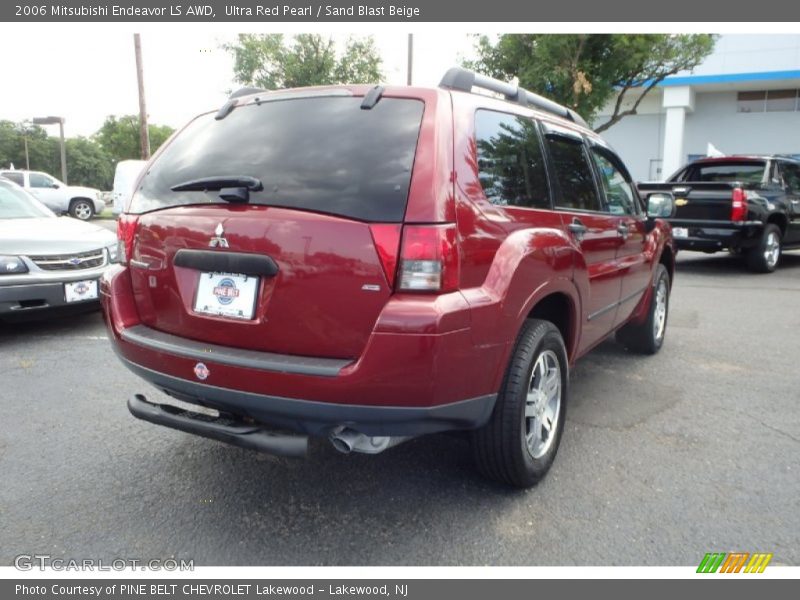 Ultra Red Pearl / Sand Blast Beige 2006 Mitsubishi Endeavor LS AWD