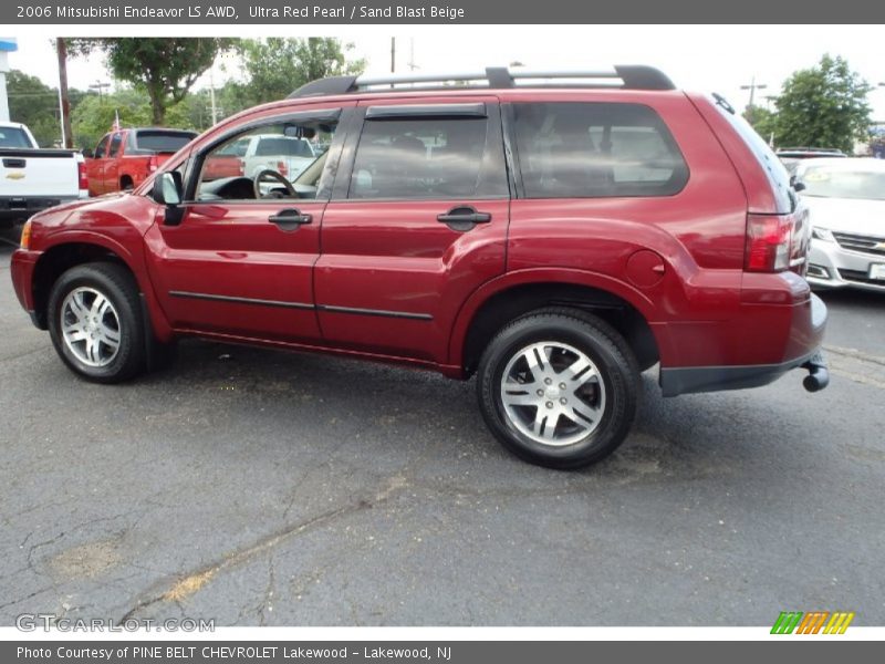 Ultra Red Pearl / Sand Blast Beige 2006 Mitsubishi Endeavor LS AWD