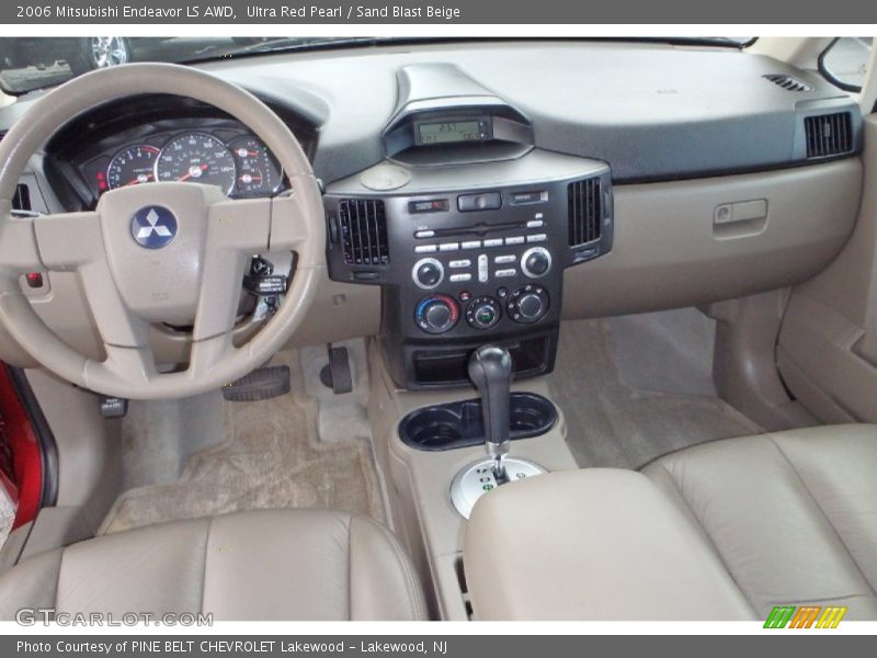 Ultra Red Pearl / Sand Blast Beige 2006 Mitsubishi Endeavor LS AWD