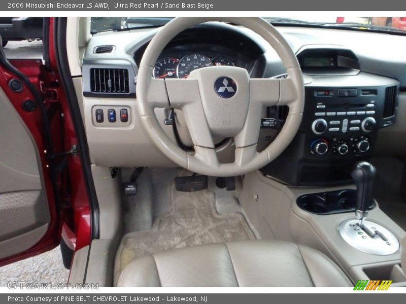 Ultra Red Pearl / Sand Blast Beige 2006 Mitsubishi Endeavor LS AWD