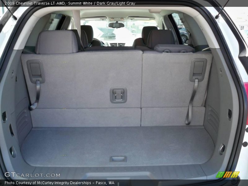 Summit White / Dark Gray/Light Gray 2009 Chevrolet Traverse LT AWD