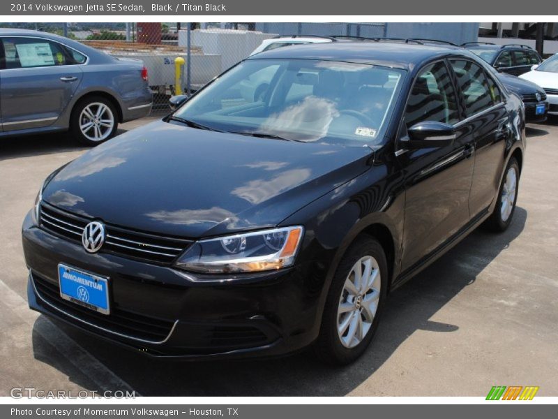 Black / Titan Black 2014 Volkswagen Jetta SE Sedan
