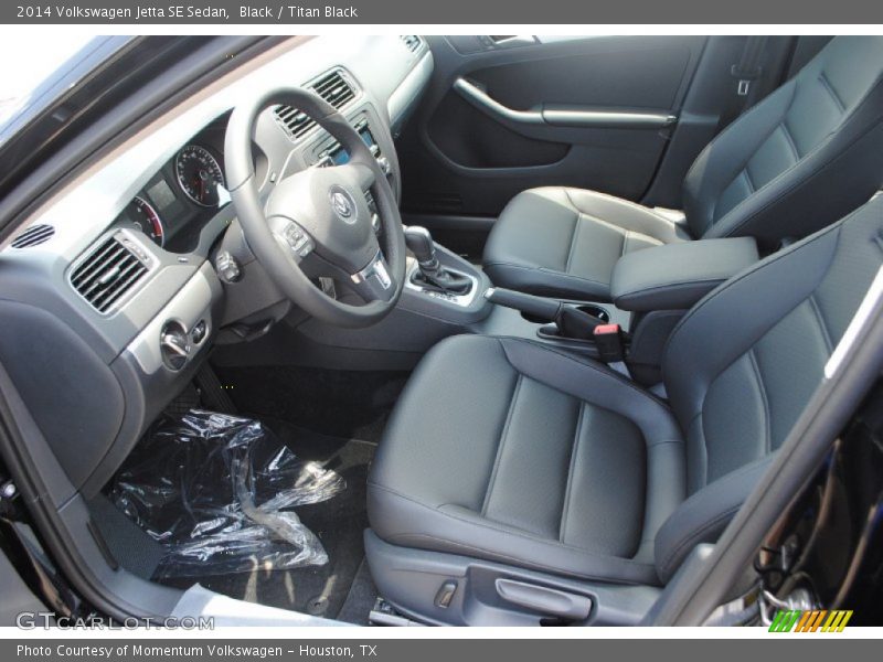 Black / Titan Black 2014 Volkswagen Jetta SE Sedan
