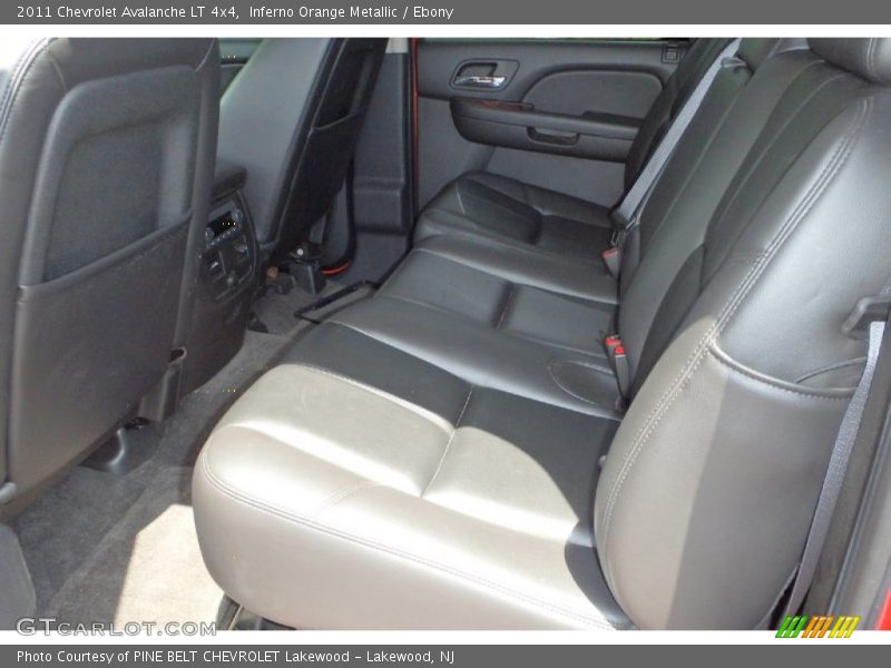 Inferno Orange Metallic / Ebony 2011 Chevrolet Avalanche LT 4x4