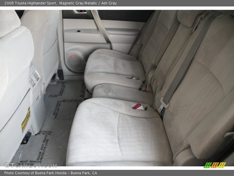 Magnetic Gray Metallic / Ash Gray 2008 Toyota Highlander Sport