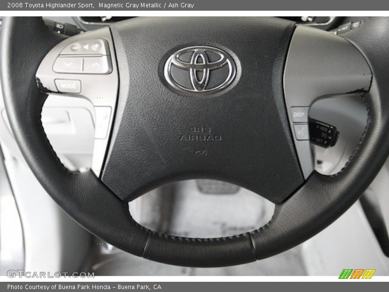 Magnetic Gray Metallic / Ash Gray 2008 Toyota Highlander Sport