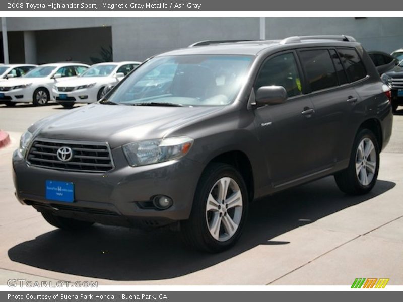 Magnetic Gray Metallic / Ash Gray 2008 Toyota Highlander Sport